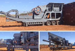 200TPH Mountain Rock Mobile Crushing Plant in Mozambique