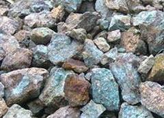 Copper ore crushing & processing